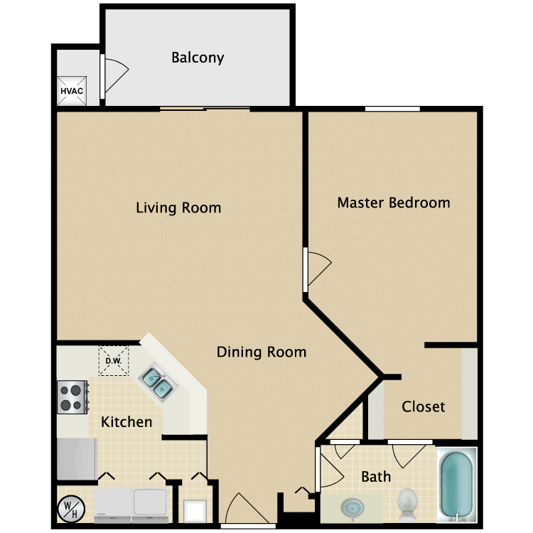 Floor plan image of Bristol Luxury