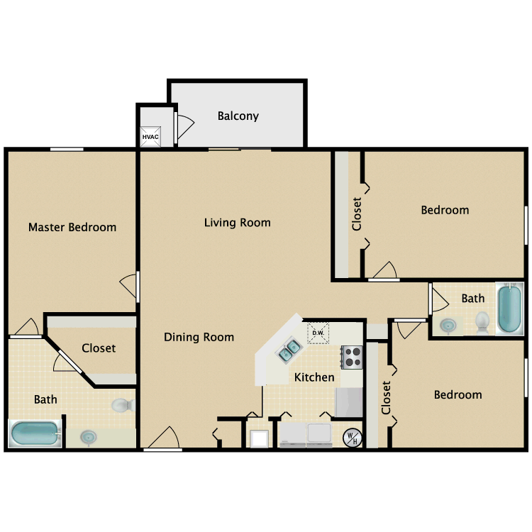 Floor plan image of Stamford Upgraded