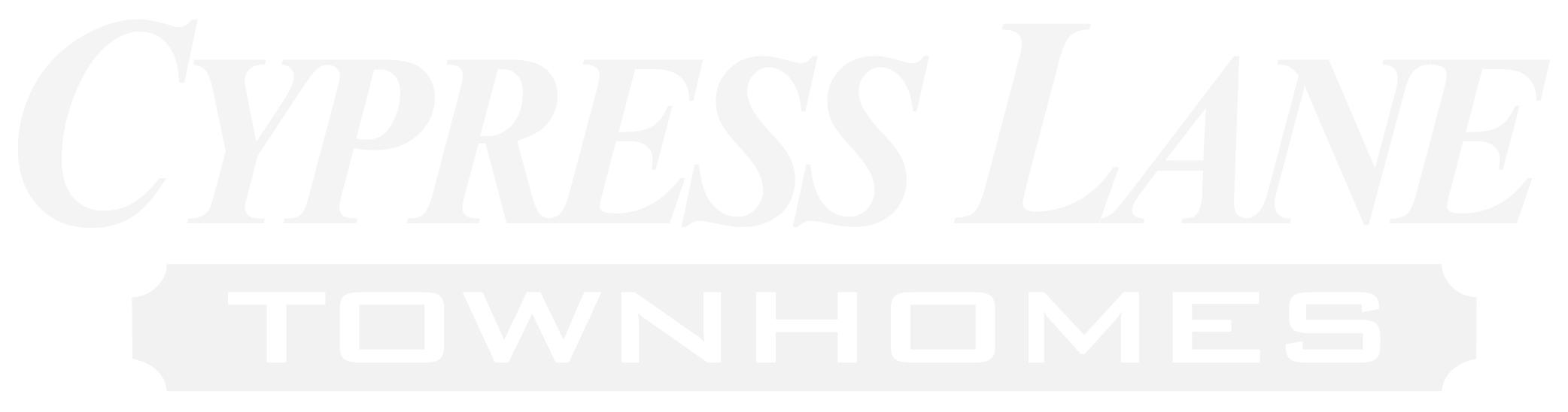Cypress Lane Townhomes ebrochure logo