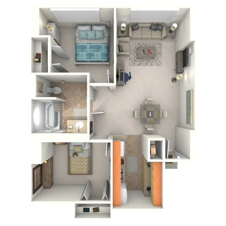 Floor plan image of 2 Bedroom