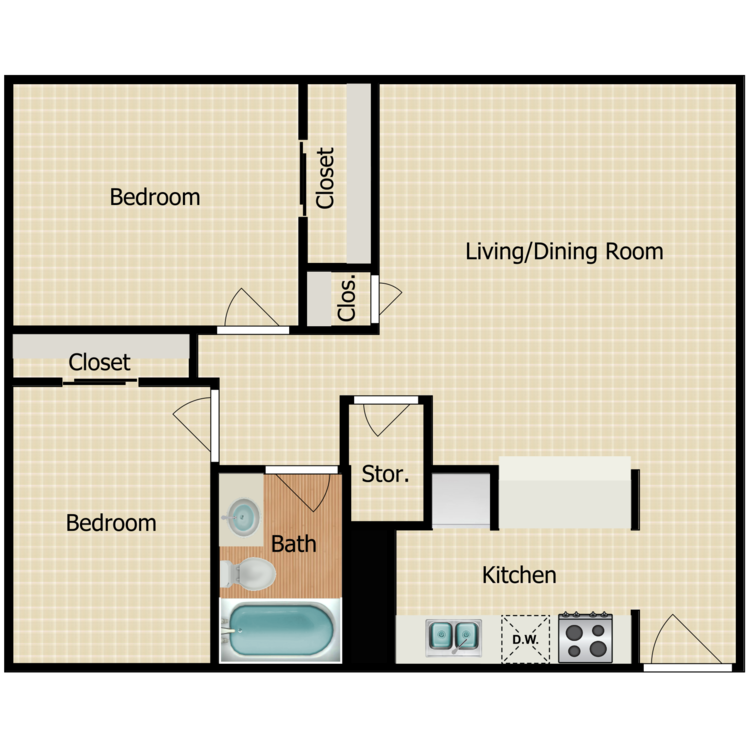 Floor plan image of B1