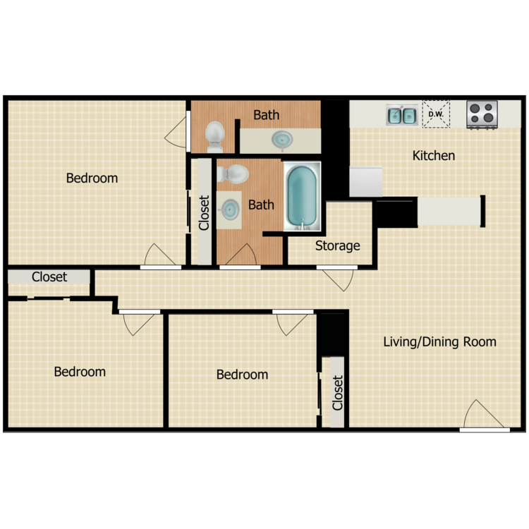 Floor plan image of C1