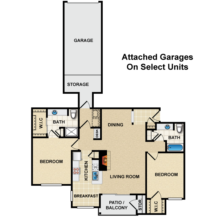Floor plan image of B3 Van Gogh