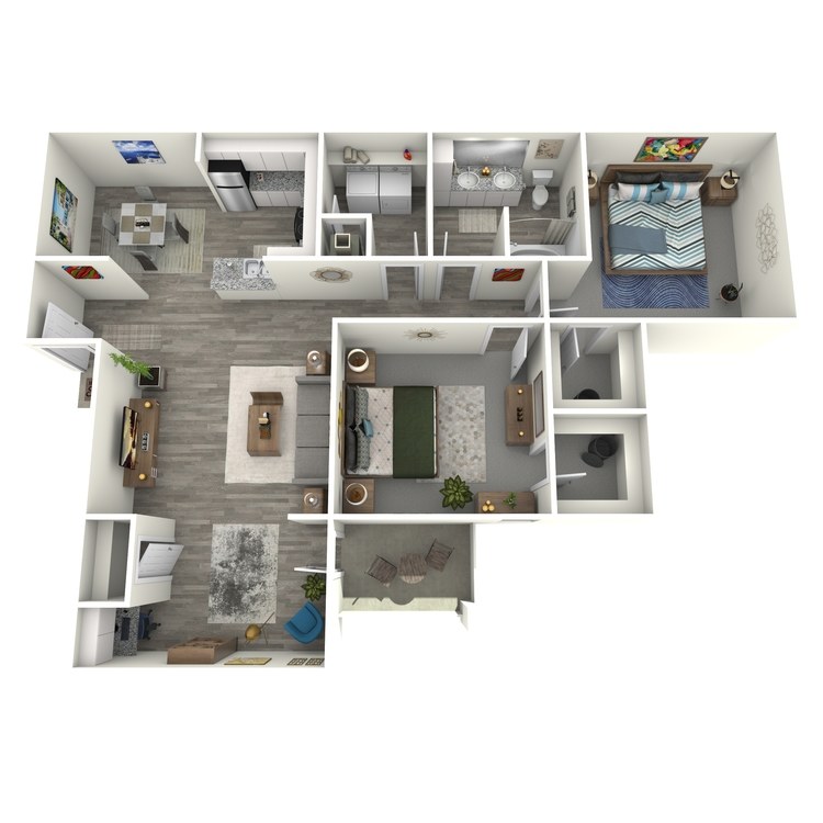 Floor plan image of Belmont Sunroom