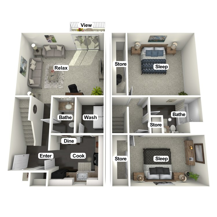 Floor plan image of The Pine