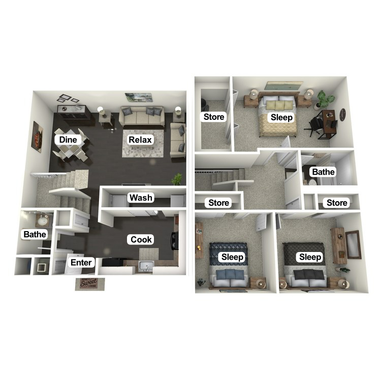 Floor plan image of The Mighty Oak