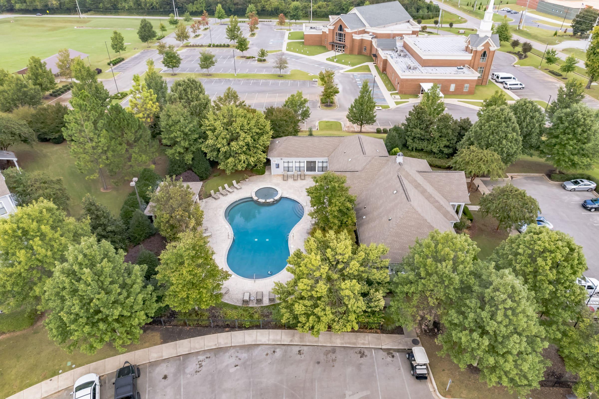 Beautiful View of the Pool in Huntsville, AL