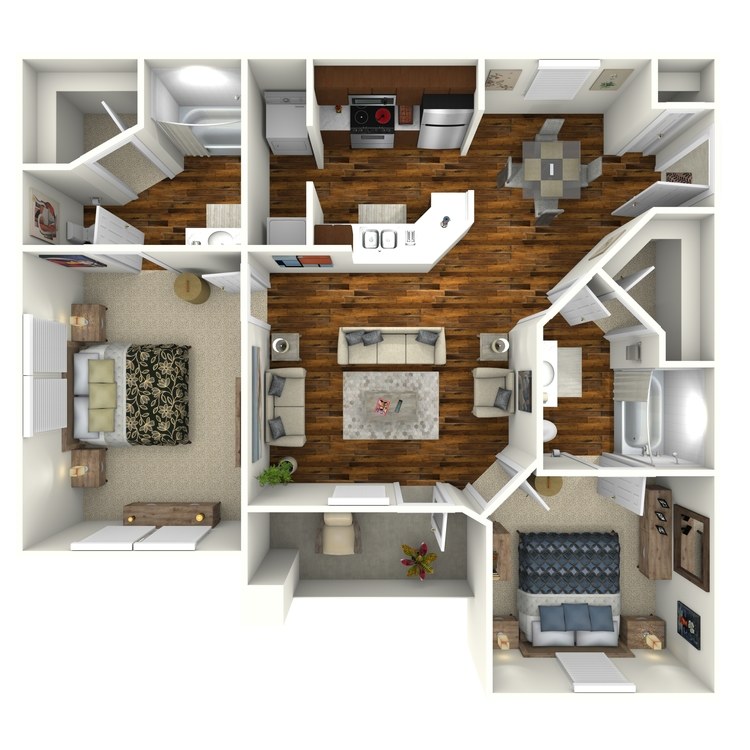 Floor plan image of Unit C