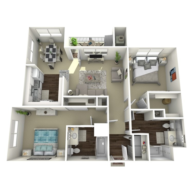 Floor plan image of B2