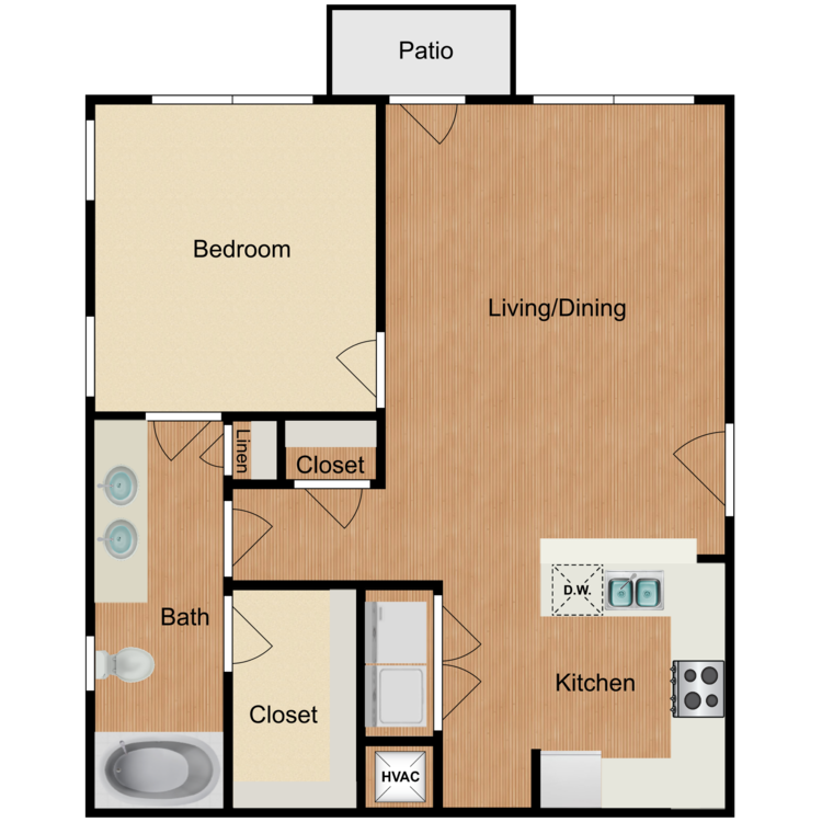 Floor plan image of Girard