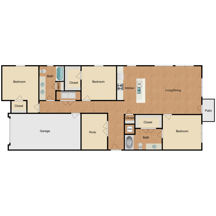 Floor plan image of Calder