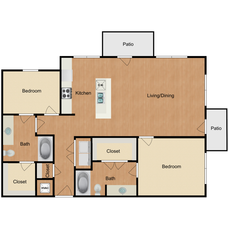 Floor plan image of Walter