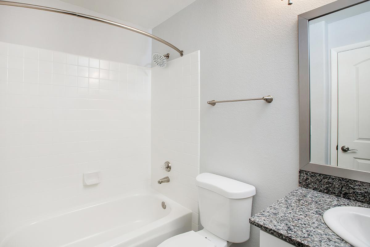 a white sink sitting under a mirror