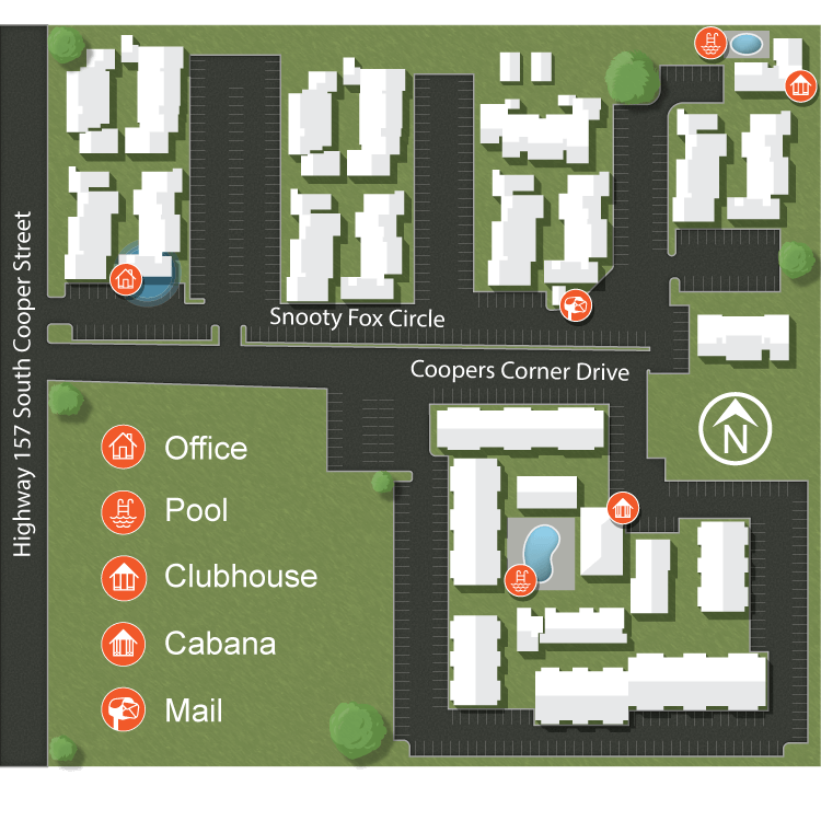 We make every effort to make our website accessible to anybody, especially those with disabilities. If you have question in terms of the relative location of an amenity or apartment home, please give us a call.