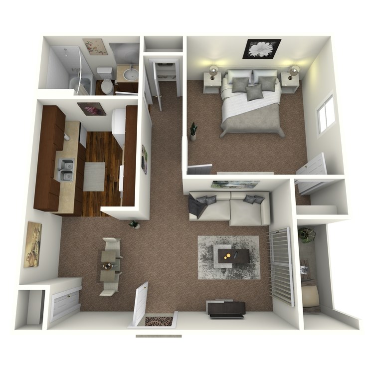 Floor plan image of Deluxe