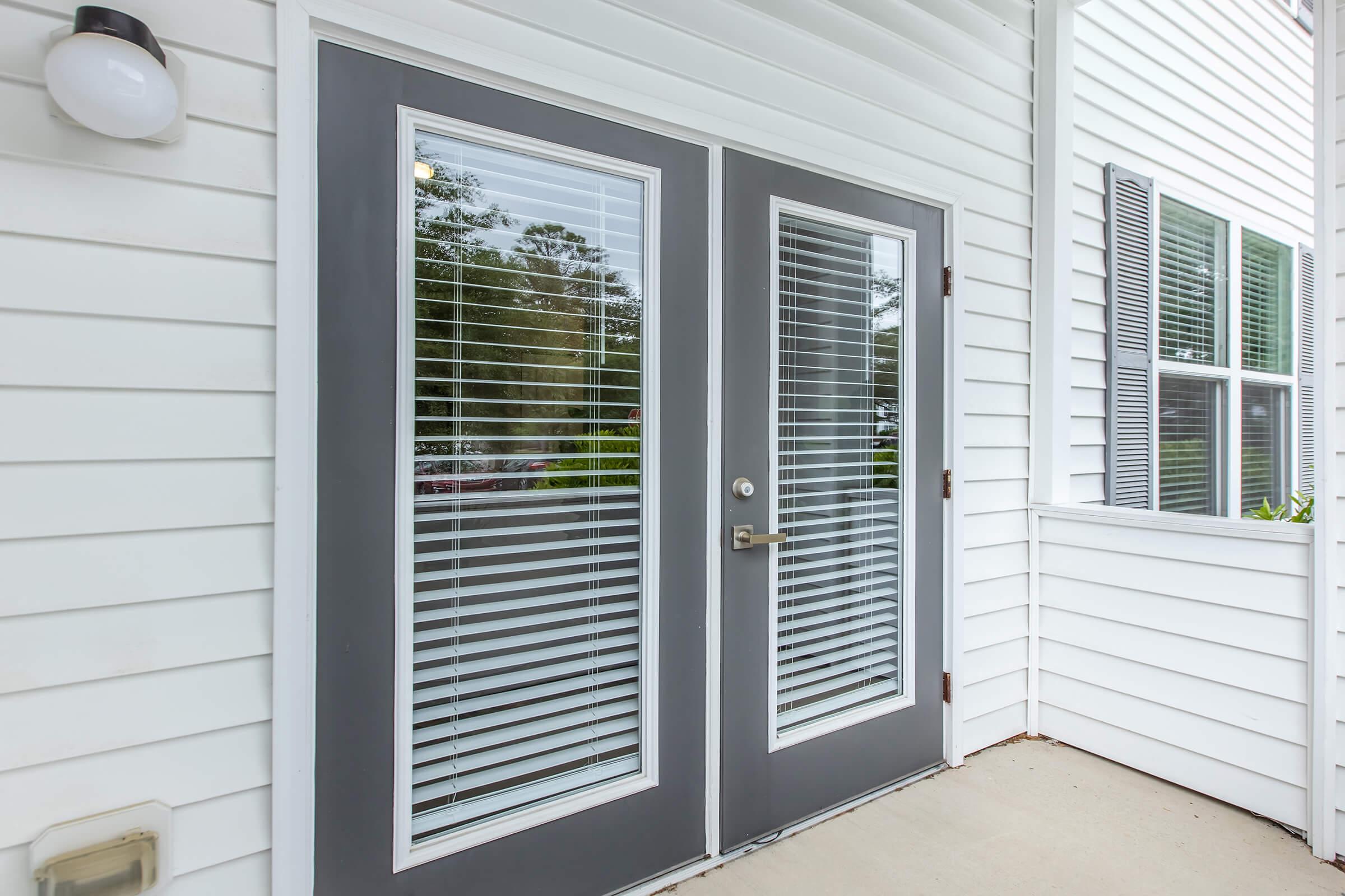 a door with a window