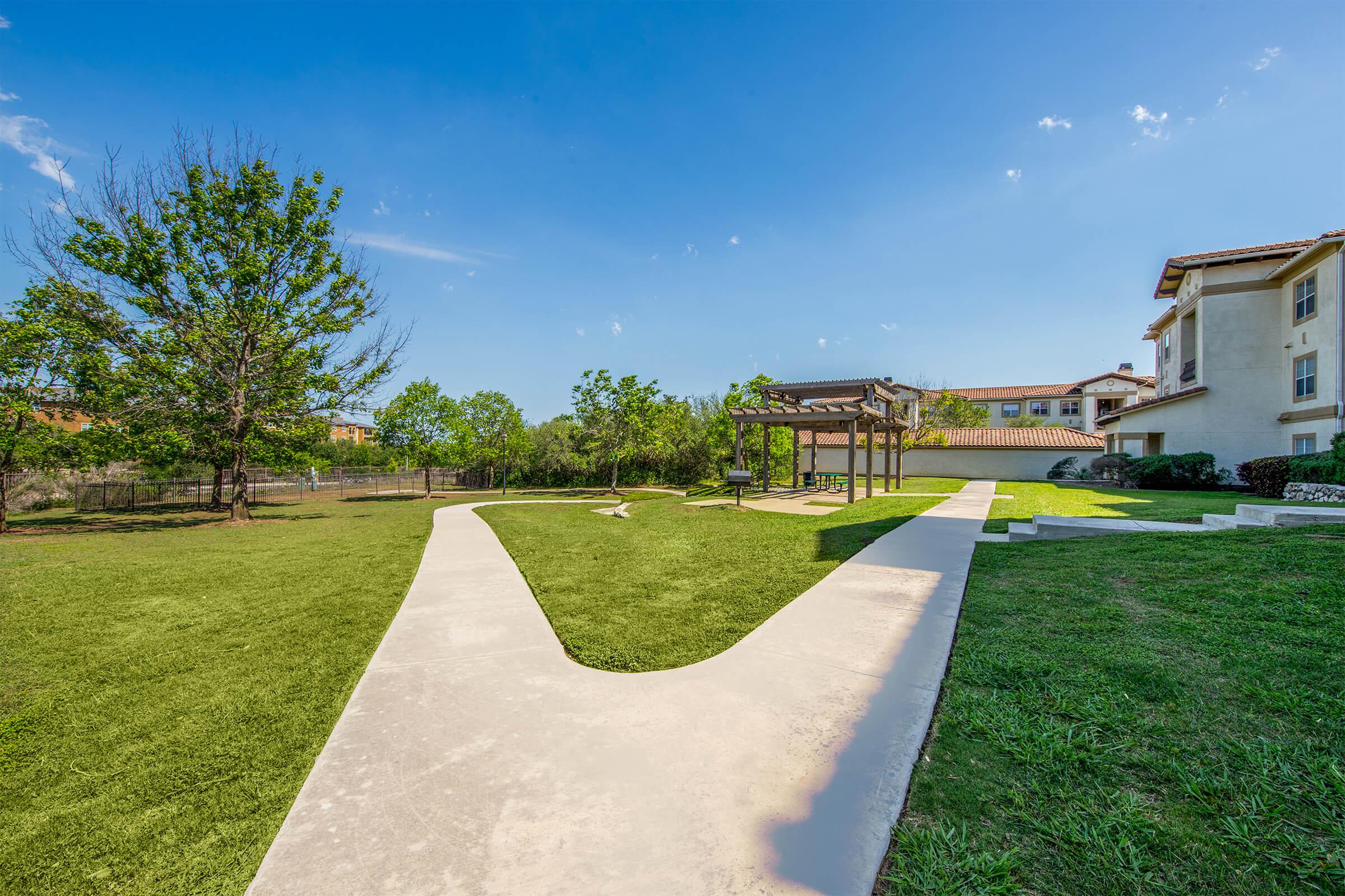 a house with a grass field