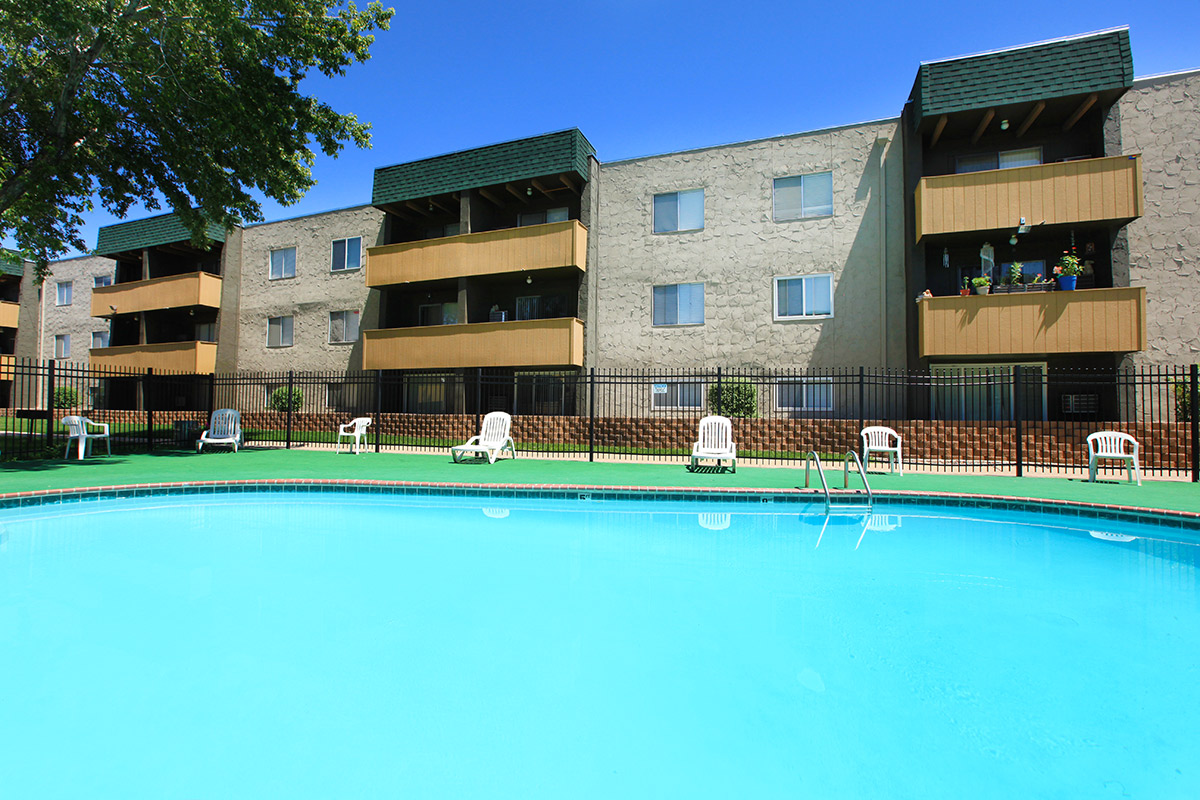 a large pool of water