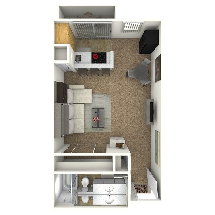 Floor plan image of Studio