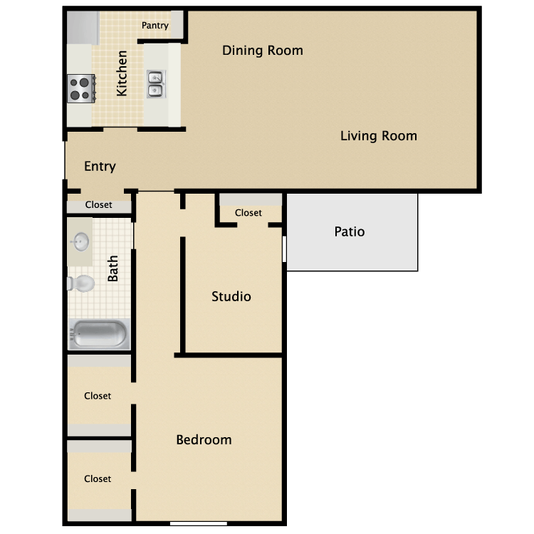 Floor plan image of Plan B1