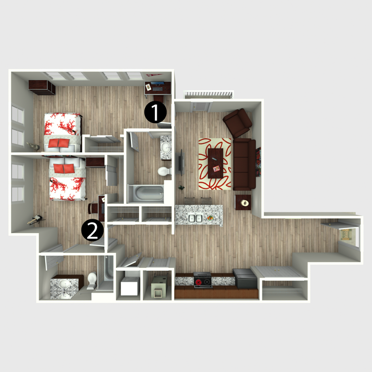 Floor plan image of 2E