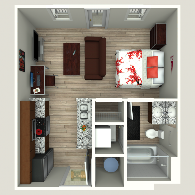 Floor plan image of Studio