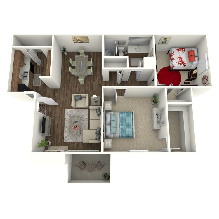 Floor plan image of B-1