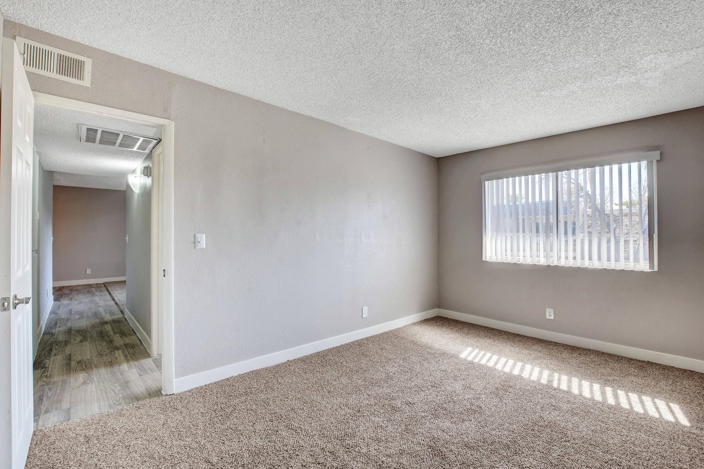 a close up of an empty room