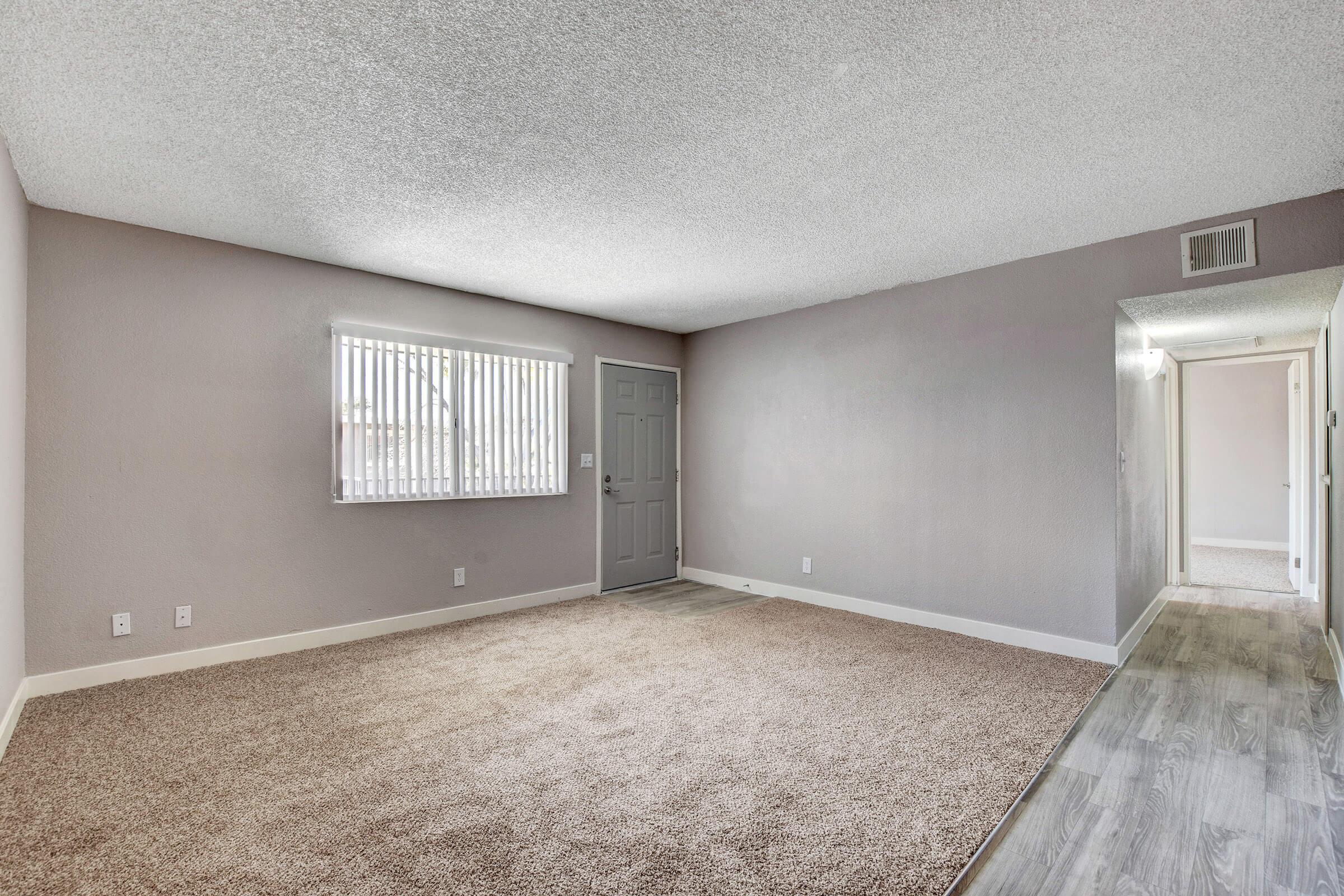 a double door in a room
