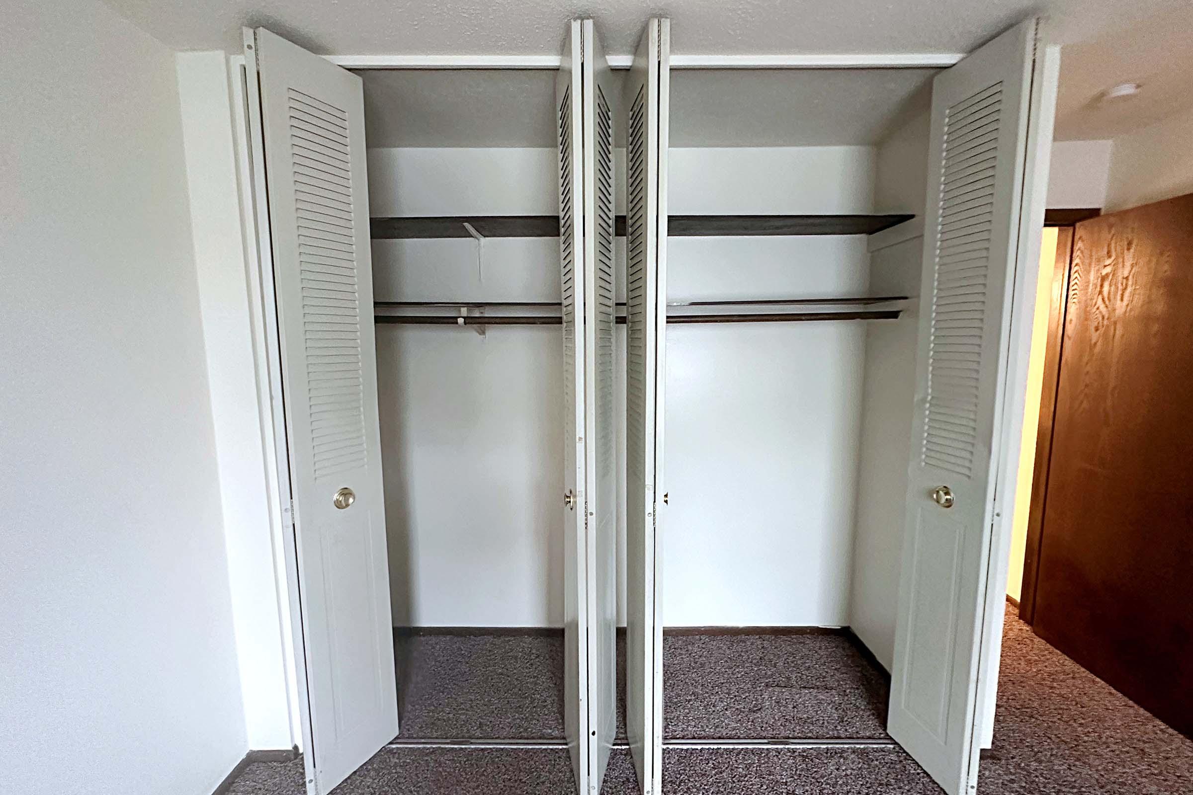 a refrigerator with the door open