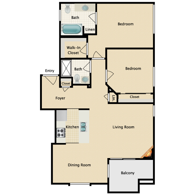 Floor plan image of Plan A