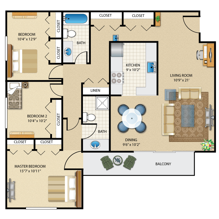 Floor plan image of The Clarendon