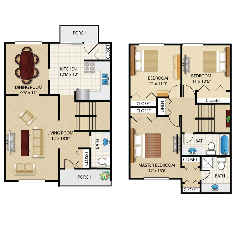 Floor plan image of The Justin