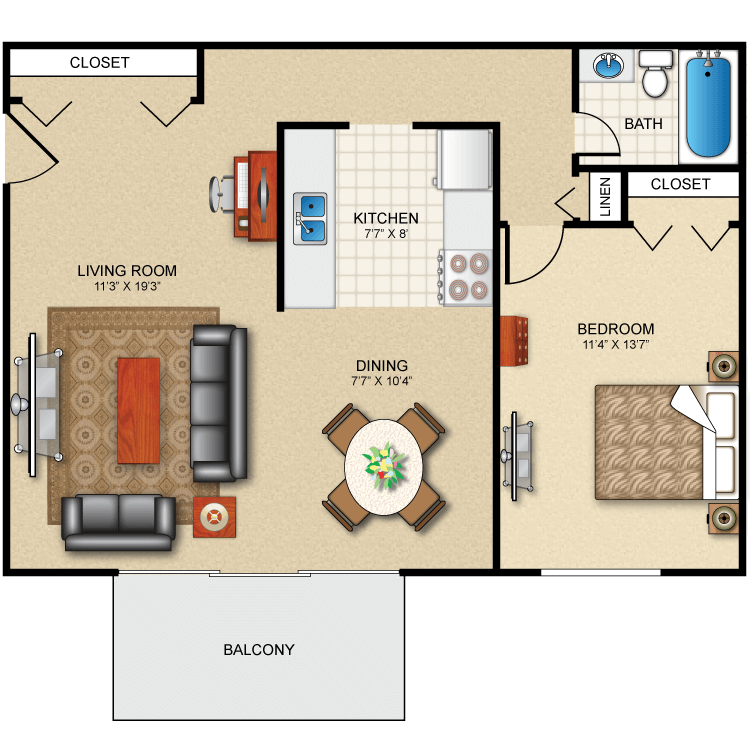 Floor plan image of Kingsley