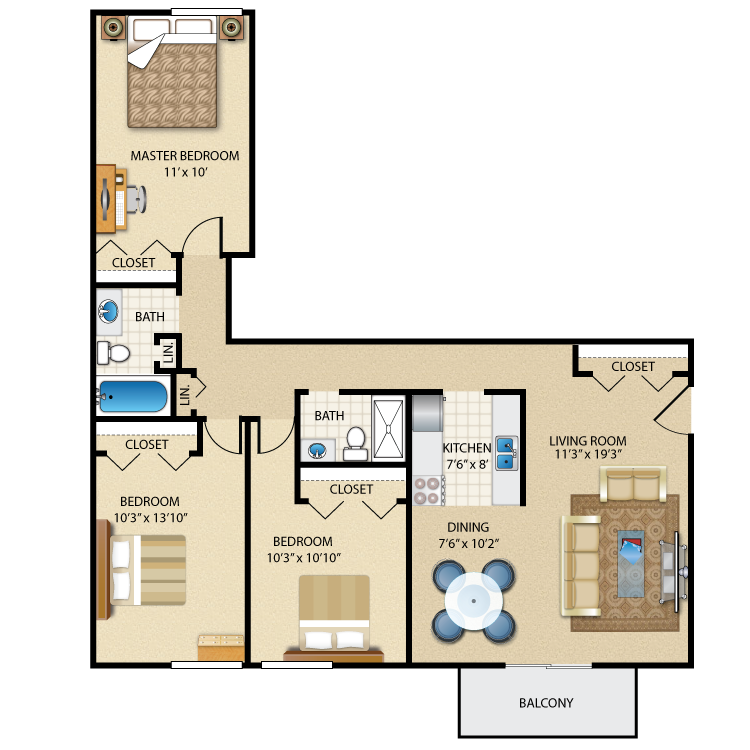 Floor plan image of The Somerset LX