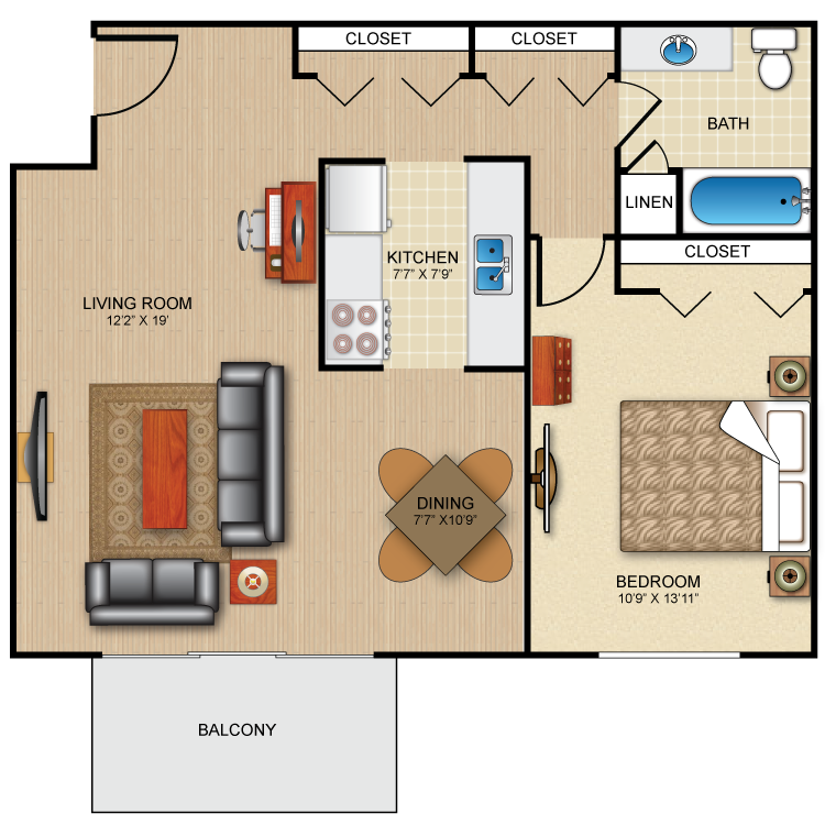 Floor plan image of The Allenby