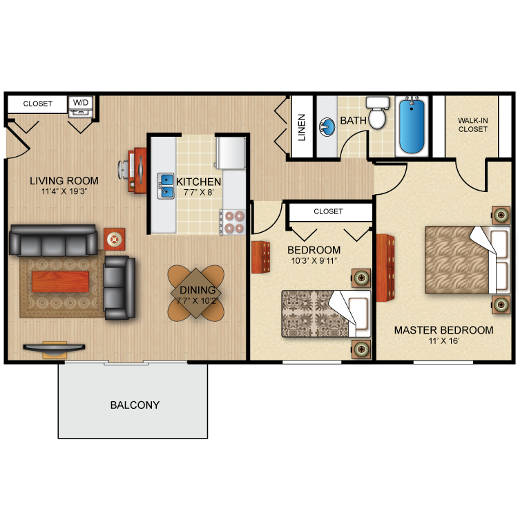 Floor plan image of The Lancaster