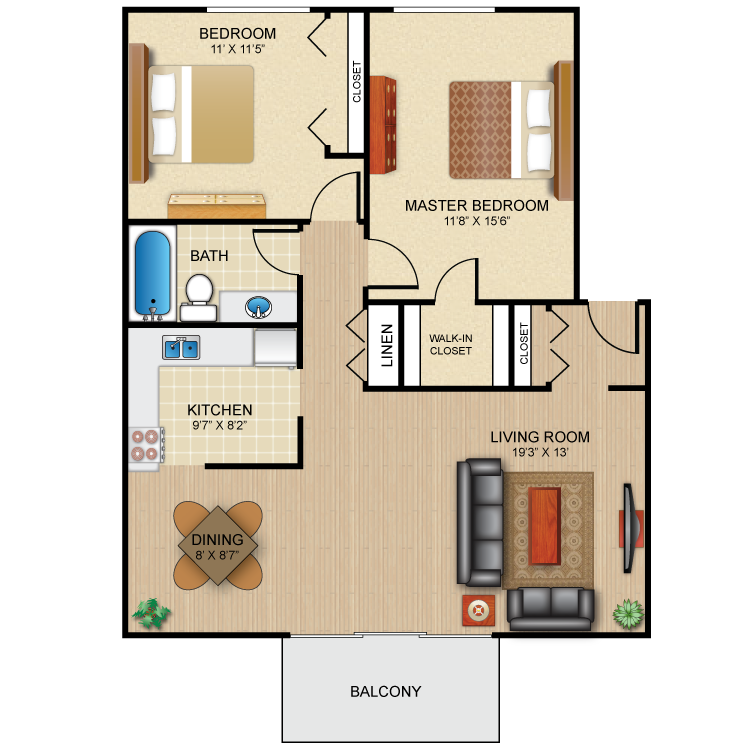 Floor plan image of The Underwood