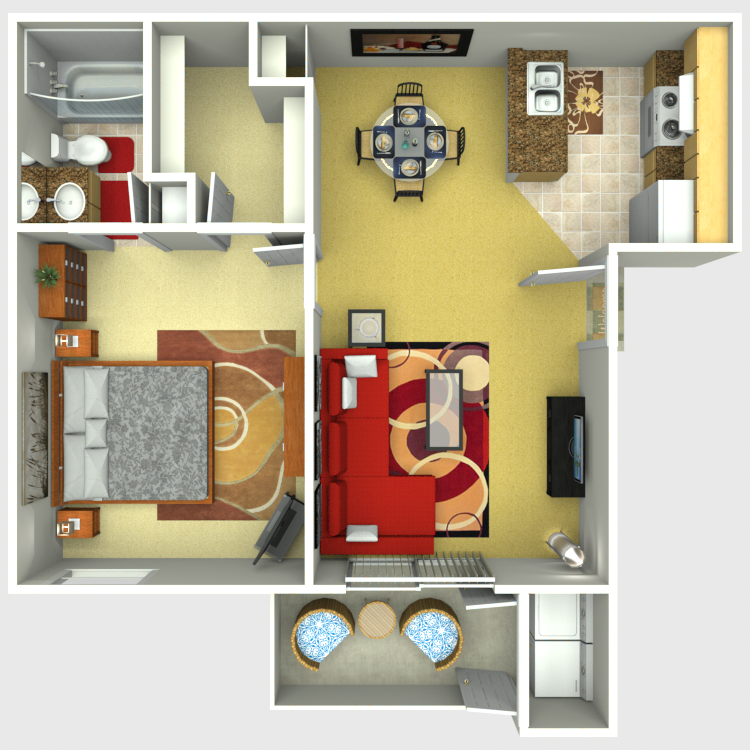 Floor plan image of A