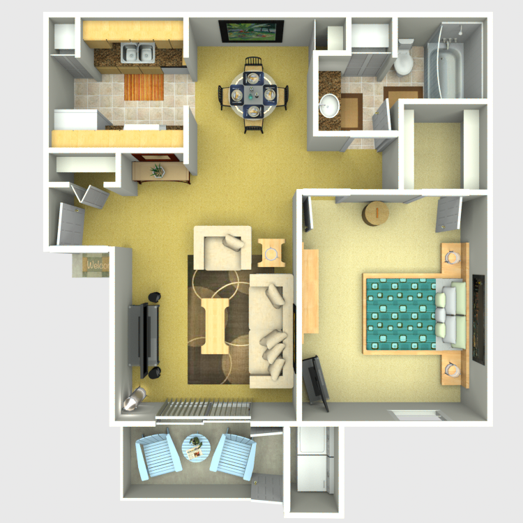 Floor plan image of B