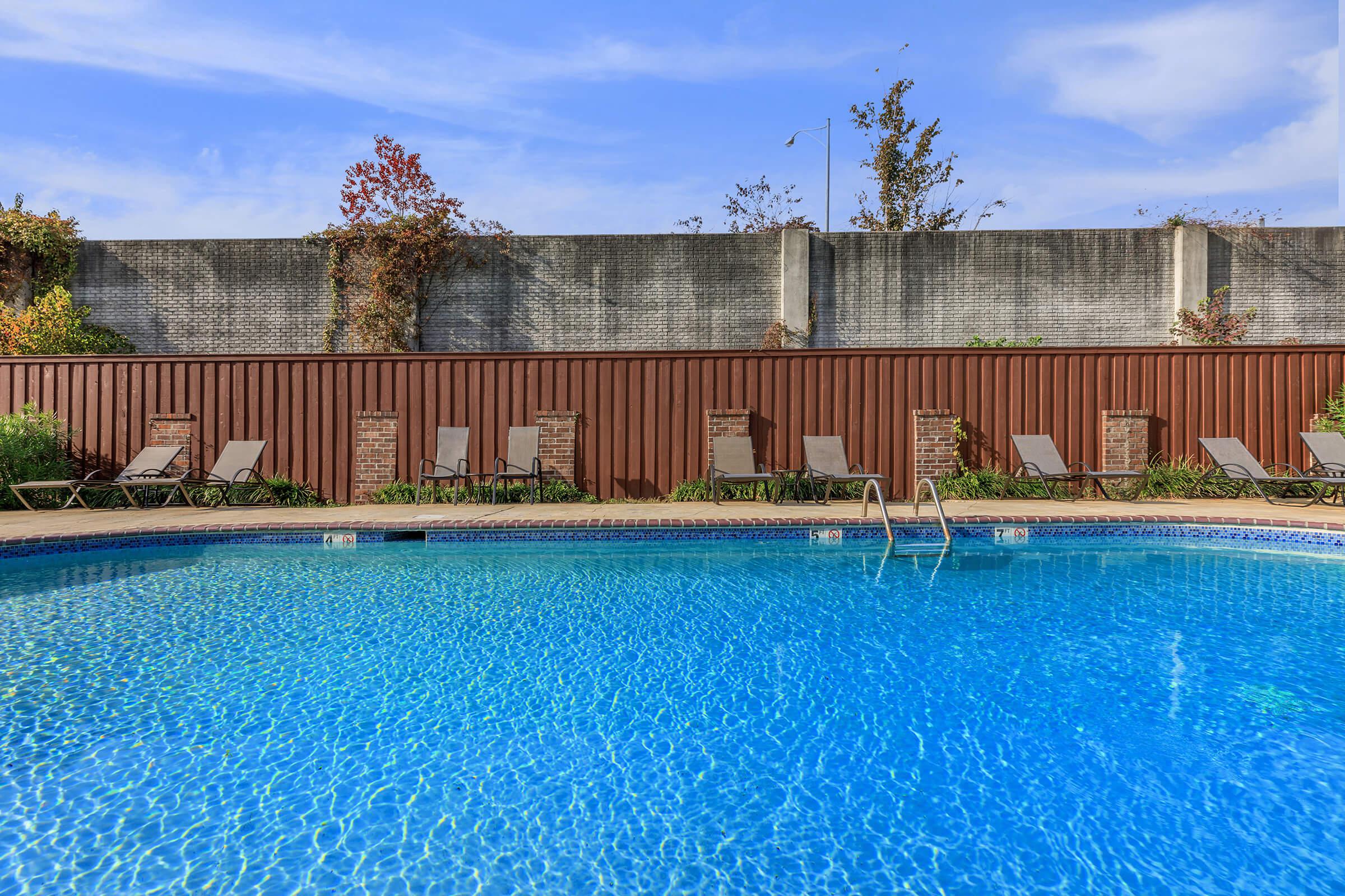 a large pool of water