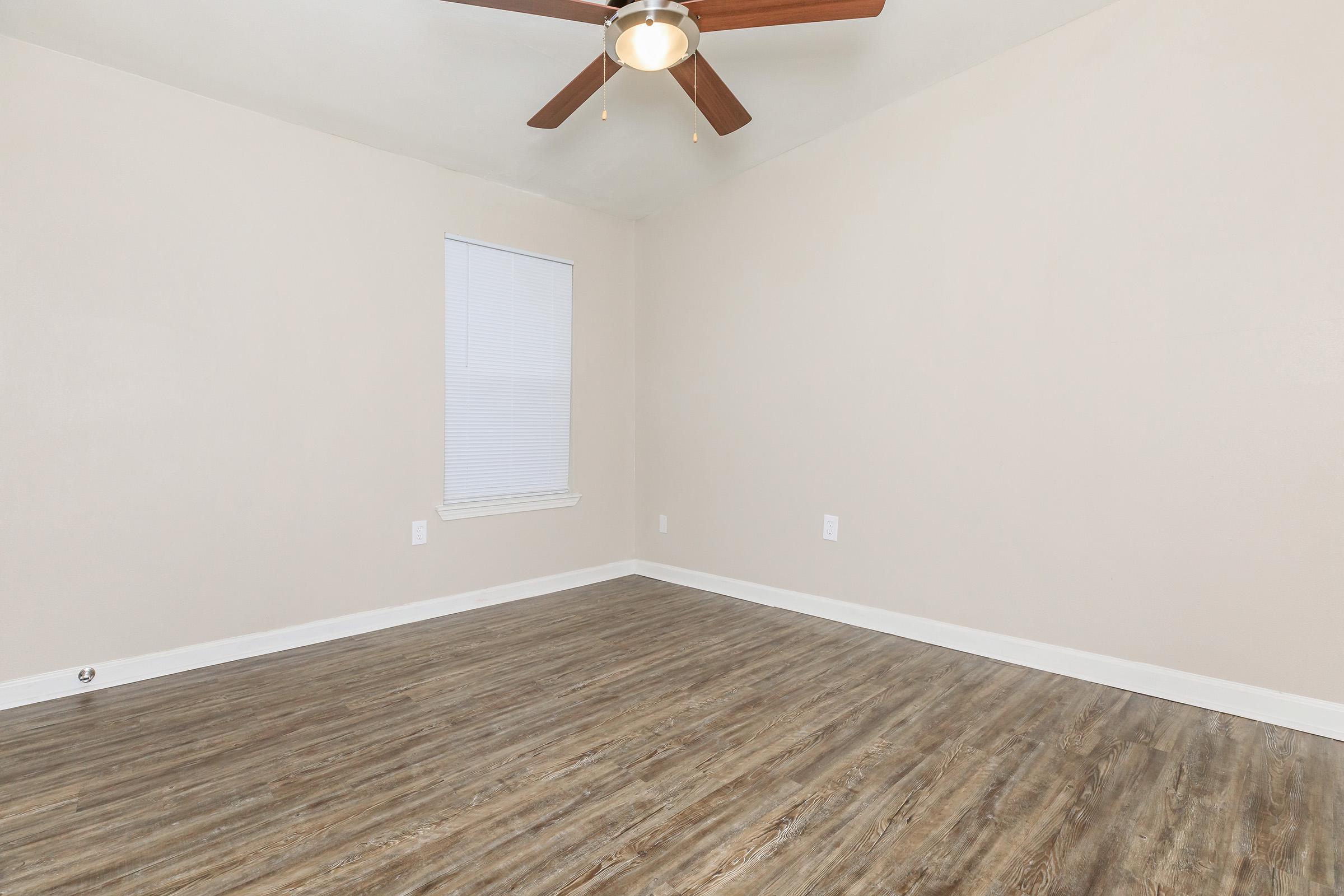 a close up of an empty room
