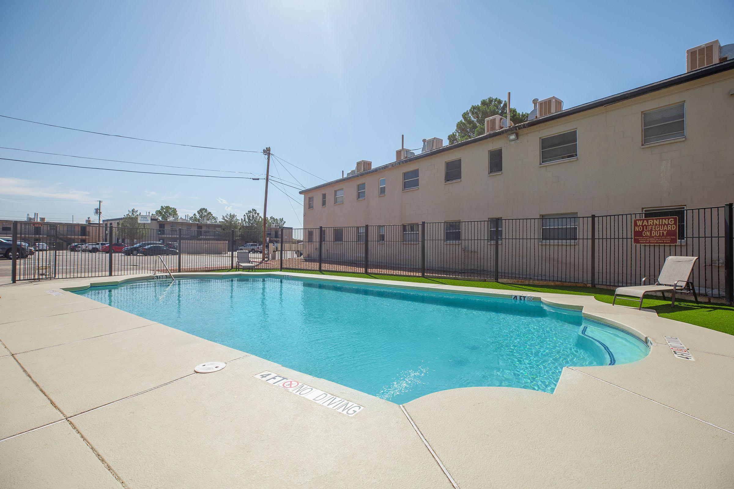 a large pool of water