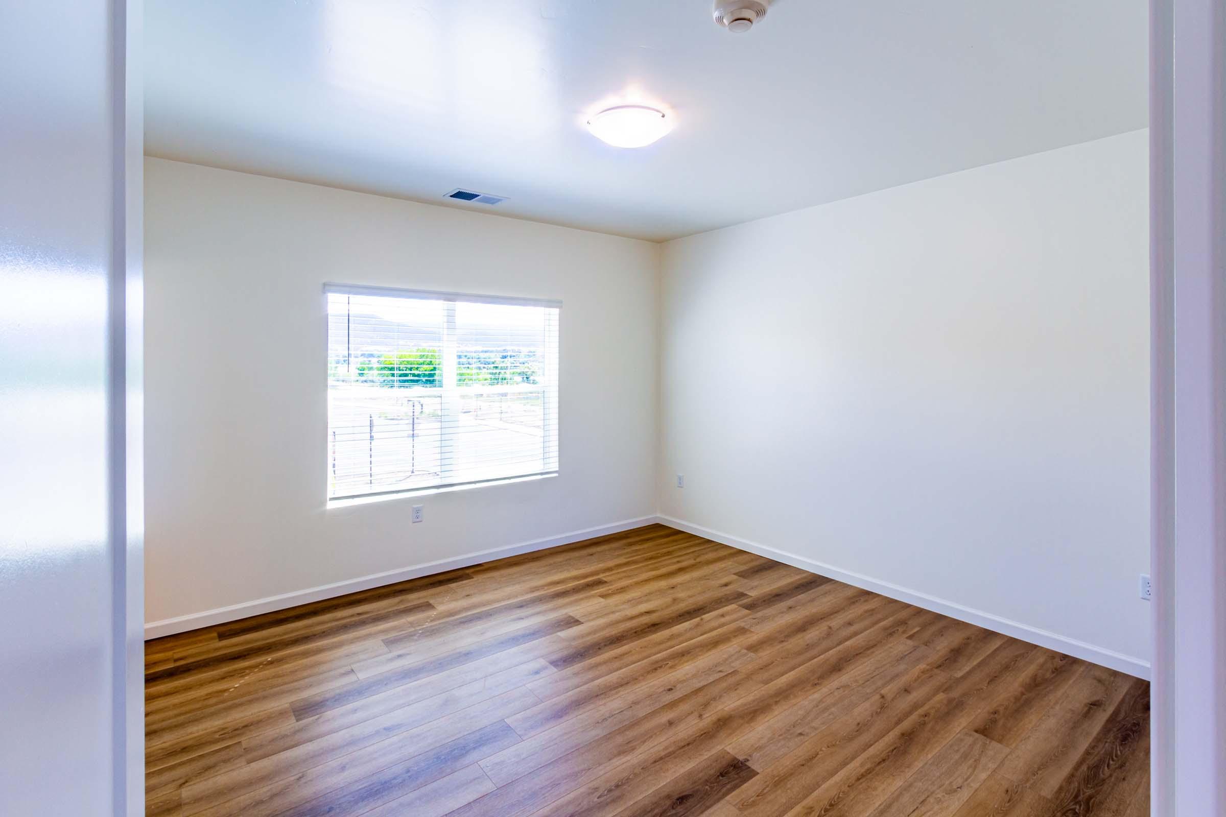 a view of a hard wood floor