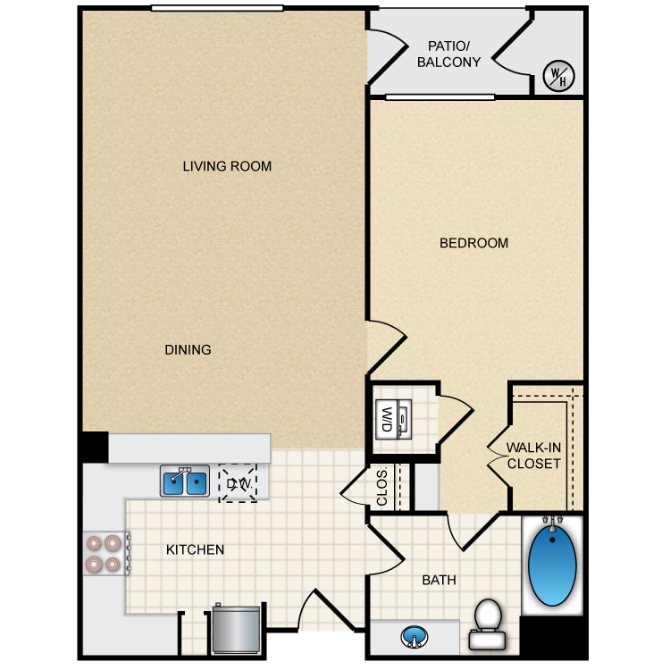 Floor plan image of 1A1