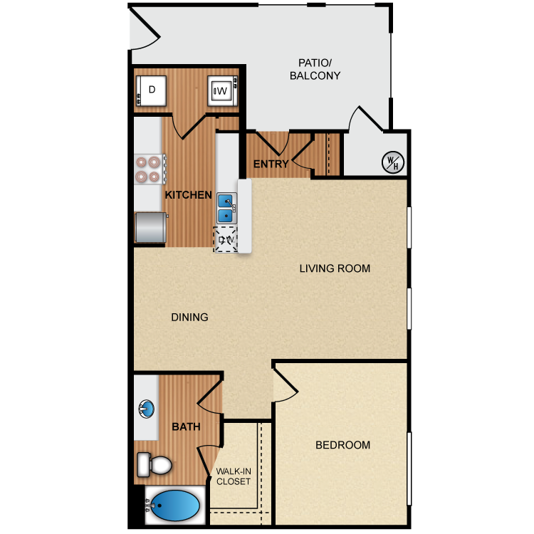 Floor plan image of 1B1