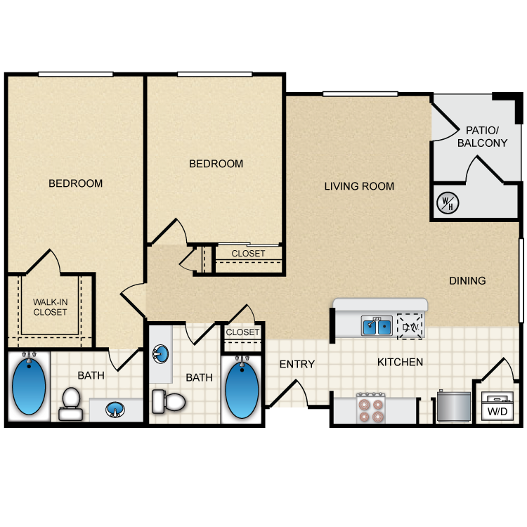 Floor plan image of 2A2