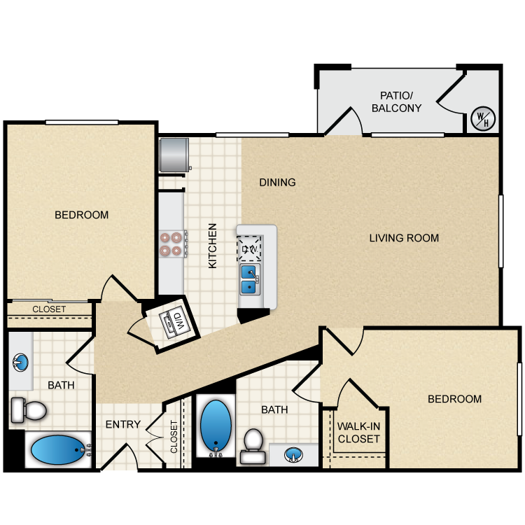 Floor plan image of 2B2