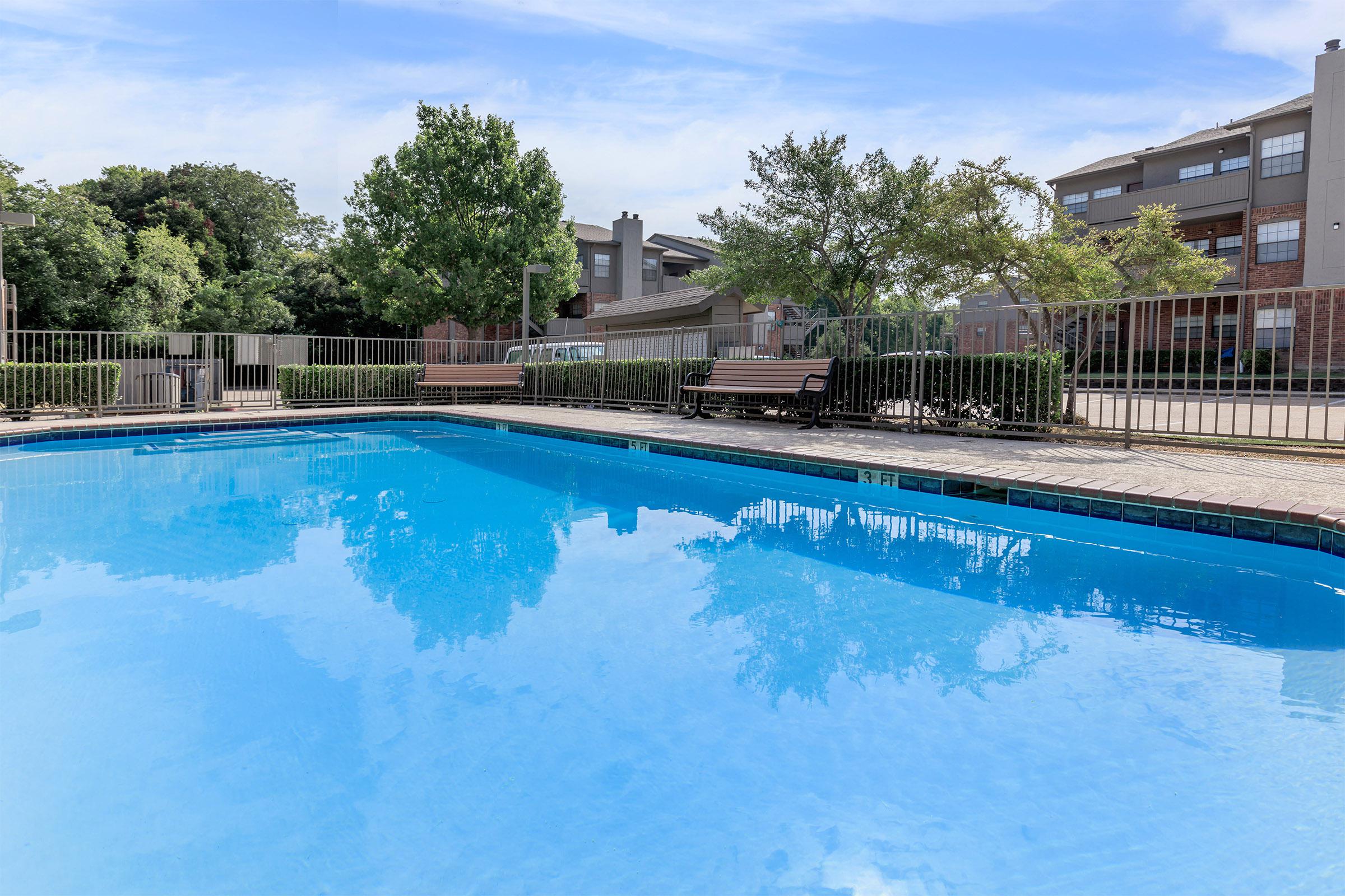 a large pool of water