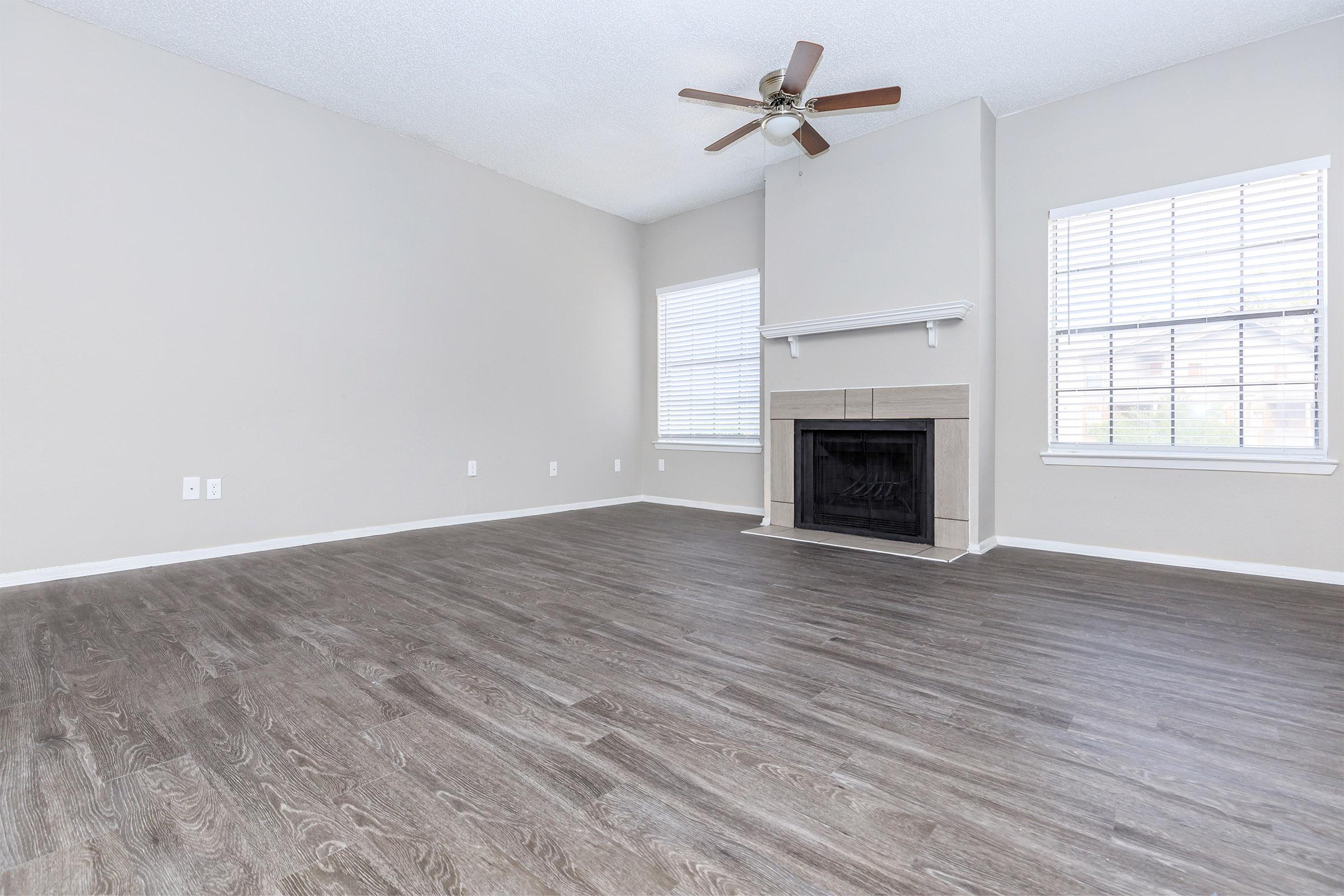 a living room next to a window